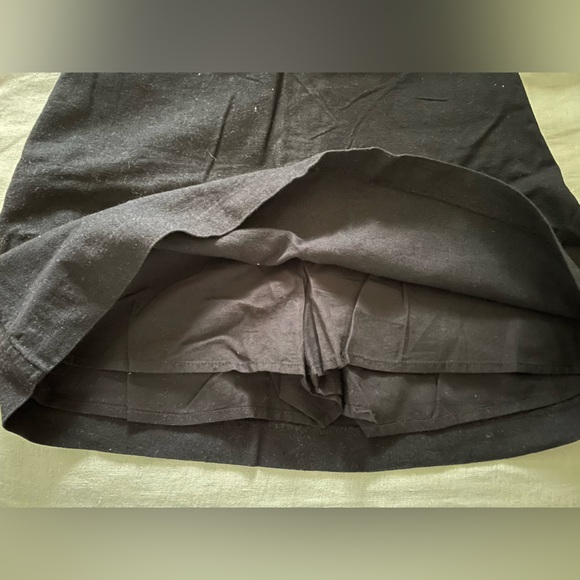 NWT Abercrombie Black Linen Tank+Skort Set - Picture 2 of 7